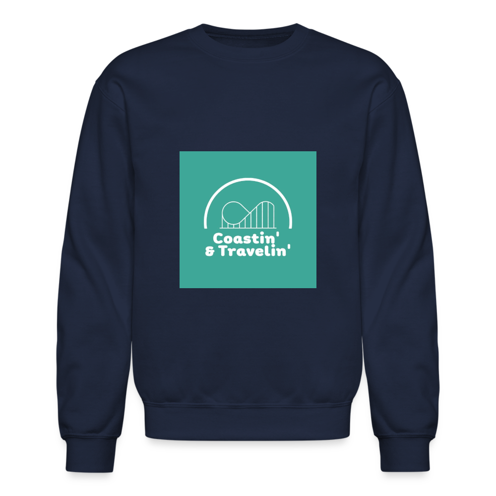 C & T LOGO Crewneck Sweatshirt - navy