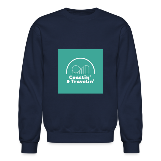 C & T LOGO Crewneck Sweatshirt - navy