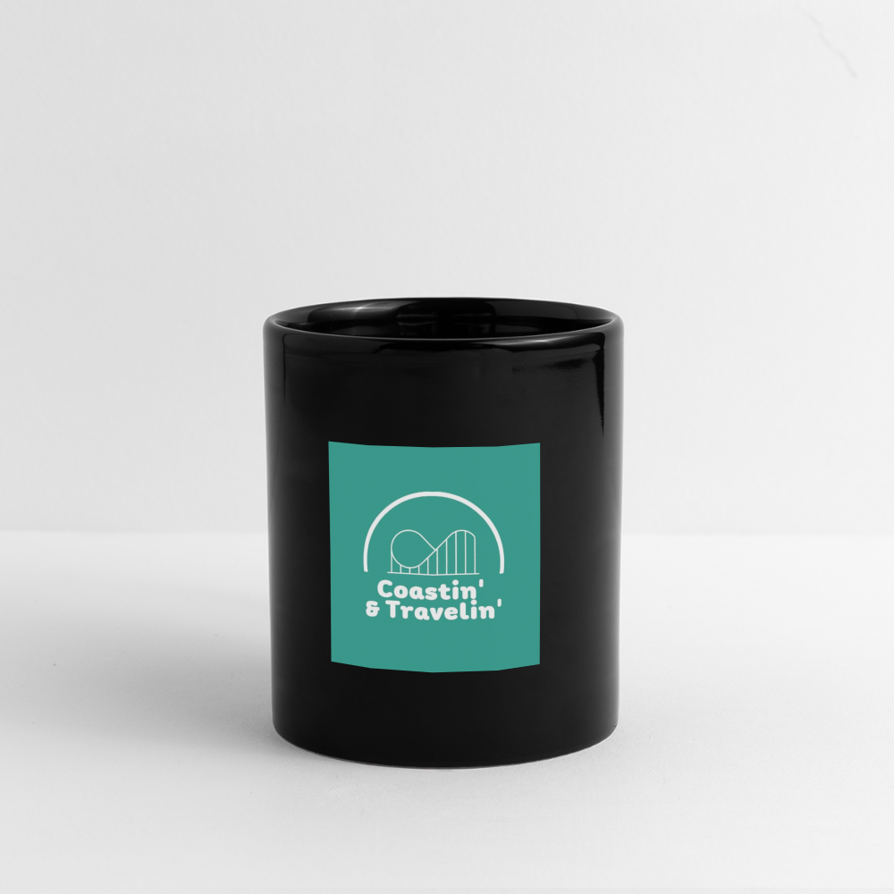 C & T  LOGO Black Coffee Mug - black